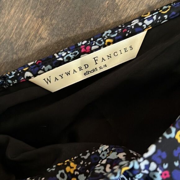 Wayward Francis colorful dress Sz-XL 16 - Picture 9 of 11